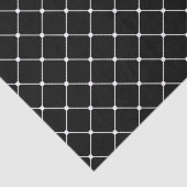 Zwart-wit geometrisch diamantpatroon tissuepapier (Detail)