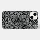zwart-wit geometrisch etnisch ornament Case-Mate iPhone case (Achterkant (horizontaal))