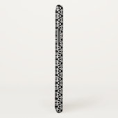 Zwart-wit Geometrisch Initiaal Monogram Case-Mate iPhone Case (Achterkant / rechts)