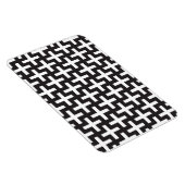 Zwart-wit geometrisch magneet (Rechterzijde)