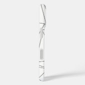 Zwart-wit Geometrisch-modern Bauhaus Case-Mate iPhone Case (Achterkant / Rechts)