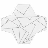 Zwart-wit geometrisch-modern minimalistisch voetbal (Enkel)