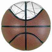 Zwart-wit geometrisch patroon basketbal (Rechts)