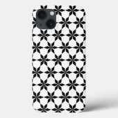 Zwart-wit geometrisch patroon Case-Mate iPhone case (Achterkant)