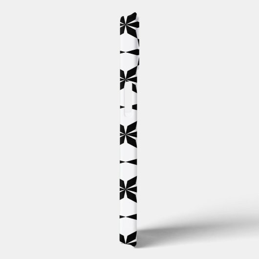 Zwart-wit geometrisch patroon Case-Mate iPhone case (Achterkant / Rechts)