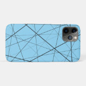 Zwart-wit geometrisch patroon Case-Mate iPhone case (Achterkant (horizontaal))