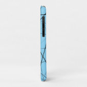 Zwart-wit geometrisch patroon Case-Mate iPhone case (Achterkant/links)