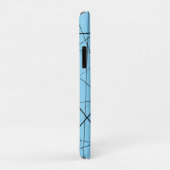 Zwart-wit geometrisch patroon Case-Mate iPhone case (Achterkant/rechts)