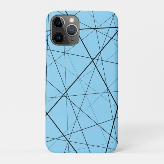 Zwart-wit geometrisch patroon Case-Mate iPhone case (Achterkant)