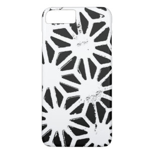 Zwart-wit geometrisch patroon iPhone 8/7 plus hoesje