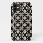 Zwart-wit geometrisch patroon Case-Mate iPhone case (Achterkant)