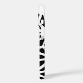 Zwart-wit geometrisch patroon Case-Mate iPhone case (Achterkant / Links)
