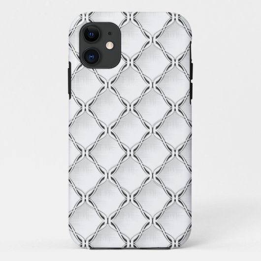 Zwart-wit geometrisch patroon. Case-Mate iPhone case (Achterkant)