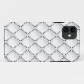 Zwart-wit geometrisch patroon. Case-Mate iPhone case (Achterkant (horizontaal))