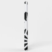 Zwart-wit geometrisch patroon Case-Mate iPhone case (Achterkant/rechts)