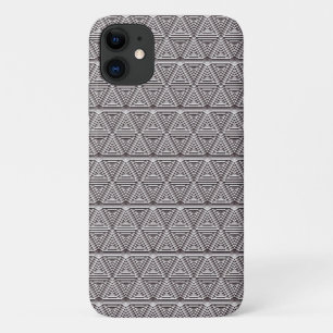 Zwart-wit geometrisch patroon Case-Mate iPhone case