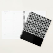 Zwart-wit geometrisch patroon planner (Display)