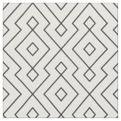zwart-wit geometrisch patroon stof (Close Up)