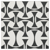 Zwart-wit geometrisch patroon stof (Swatch)