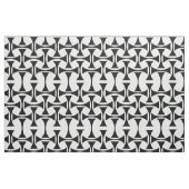 Zwart-wit geometrisch patroon stof (Fat Quarter)