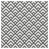 Zwart-wit geometrisch patroon stof (Close Up)