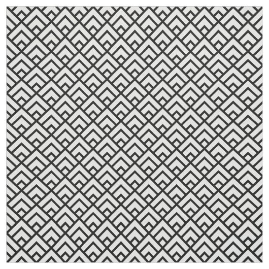 Zwart-wit geometrisch patroon stof (Swatch)