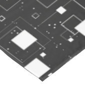 Zwart-wit geometrisch patroon tafelkleed (Gekanteld)