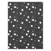 Zwart-wit geometrisch patroon tafelkleed (Voorkant)