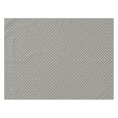 Zwart-wit geometrisch patroon tafelkleed (Voorkant (Horizontaal))