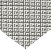 Zwart-wit geometrisch patroon tafelkleed (Gekanteld)