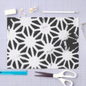 Zwart-wit geometrisch patroon tissuepapier (Craft)