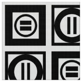 Zwart-wit geometrisch profiel Patroonverbinding Stof (Close Up)