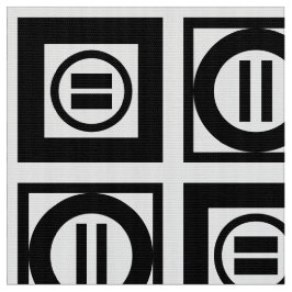 Zwart-wit geometrisch profiel Patroonverbinding Stof