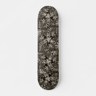 Zwart-wit geometrisch skateboard