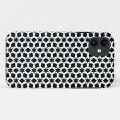 Zwart-wit geometrisch Star-patroon Case-Mate iPhone Case (Achterkant (horizontaal))