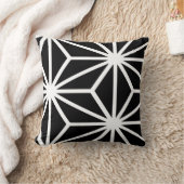 Zwart-wit geometrisch Star-patroon Kussen (Deken)