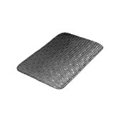 Zwart-wit geometrisch verloop badmat (Gekanteld)