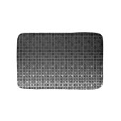 Zwart-wit geometrisch verloop badmat (Voorkant)