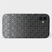 Zwart-wit geometrisch verloop Case-Mate iPhone case (Achterkant (horizontaal))