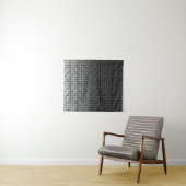 Zwart-wit geometrisch verloop wandkleed (In Situ (horizontaal))