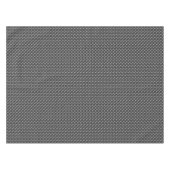 Zwart-wit geometrische art deco print tafelkleed (Voorkant (Horizontaal))