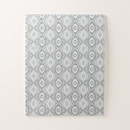 Zwart-wit geometrische diamant legpuzzel