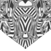 Zwart-wit geometrische kunst 12 tafelkleed (Gekanteld)