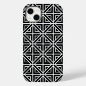 Zwart-wit geometrische vormen Case-Mate iPhone case (Achterkant)