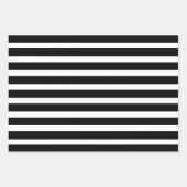 Zwart-wit geometrische vormen inpakpapier vel (Voorkant 2)