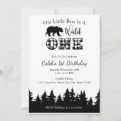 Zwart-wit gepantserd lichtcontact 1e verjaardag kaart (Voorkant)