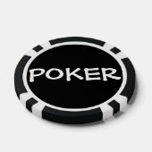 Zwart-wit (gepersonaliseerd) - Poker Chips (Enkel)
