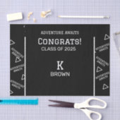 Zwart-wit gepersonaliseerd tissuepapier (Craft)