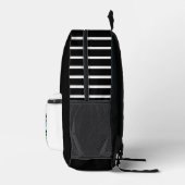 Zwart-wit gepersonaliseerde Lemurs rugzak (Rechts)