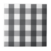 Zwart-wit geplakt tegeltje (Voorkant)